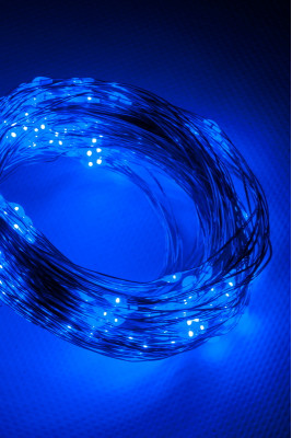 Гірлянда "Промені роси" 300 LED, 3 м, синій